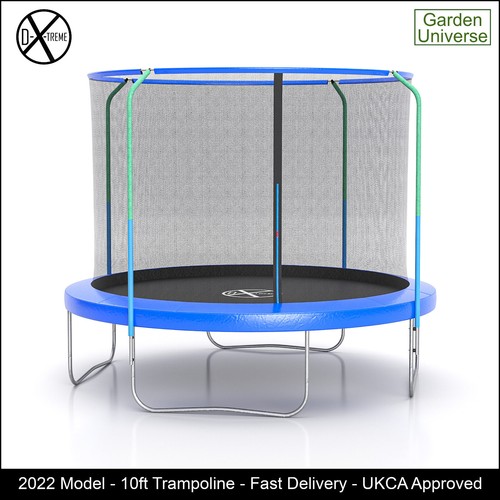 Trampoline 10ft with - , safety